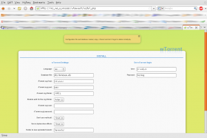 wtorrent config saved wtorrent config saved